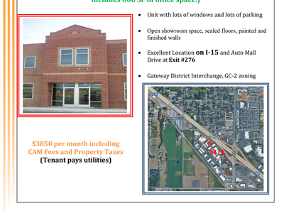 2615 SF of Warehouse for Lease in American Fork