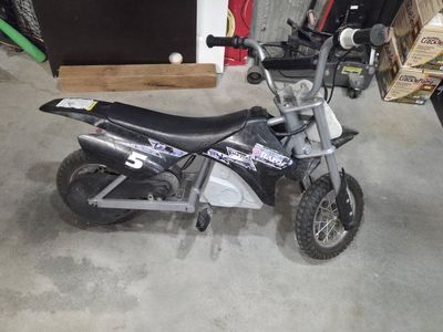Razor MX350 Dirt Rocket Electric Motocross Bike - Black, Good Condition