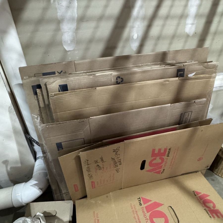 Moving boxes and packing materials