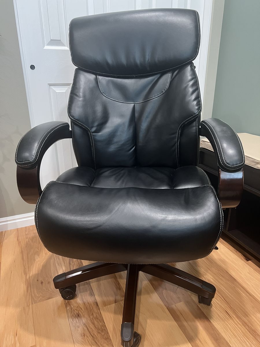 Leather Lazboy office chair