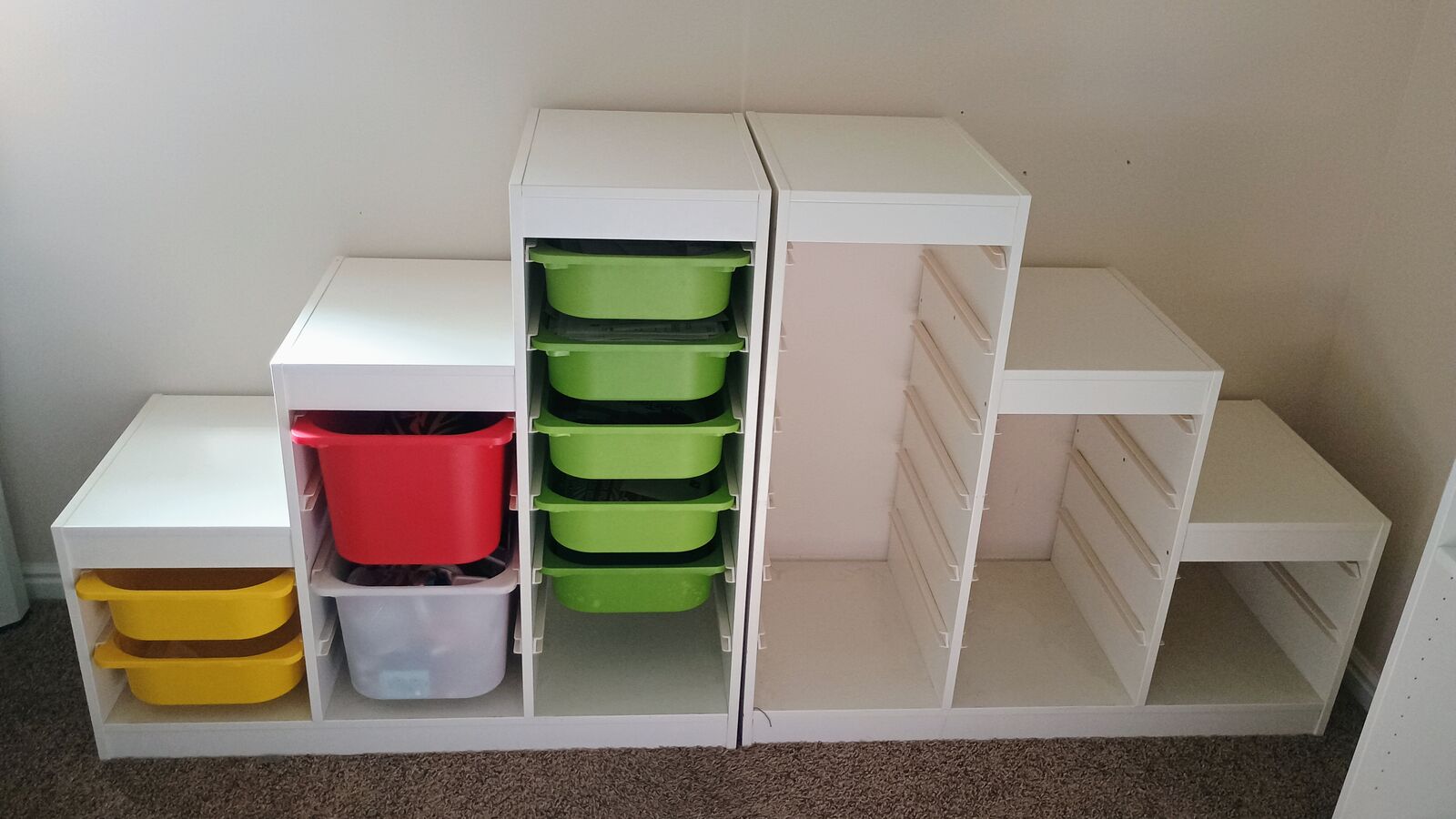 Trofast 3 step storage