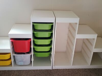 Trofast 3 step storage