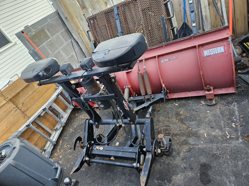 western ultra mount plow