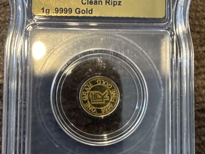 ICG MS70 PL 1g .9999 Gold Round - Clean Ripz