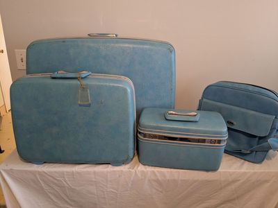 Vintage Luggage Set Circa 1980