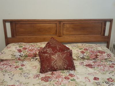 Vintage Oak King Size Headboard - Classic Design