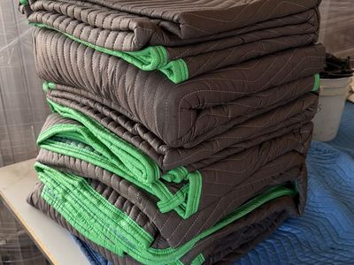 Professional moving blankets $18 each (min. purchase 4 blankets)