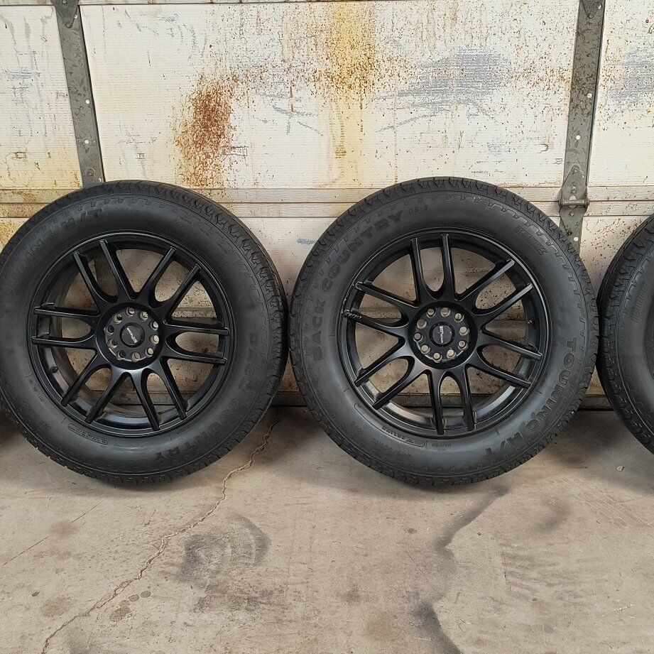 Set of 4 Back Country touring h/t 245/60R18