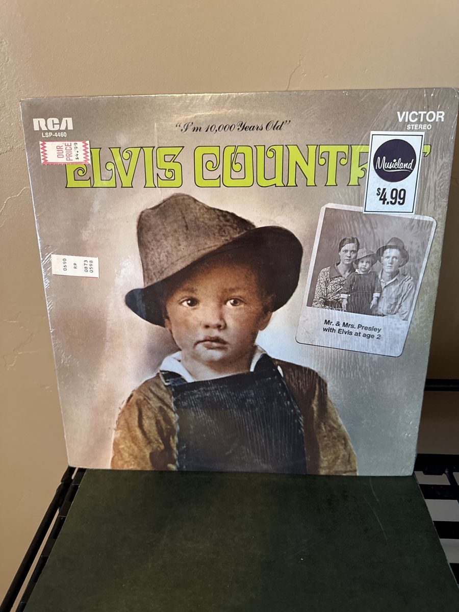 Elvis Presley Elvis Country 'I'm 10,000 Years Old' Vinyl LP RCA Victor Stereo