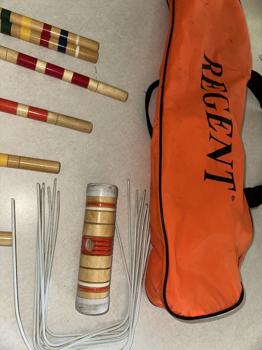 Regent Croquet Set with Carry Bag - Used, Complete