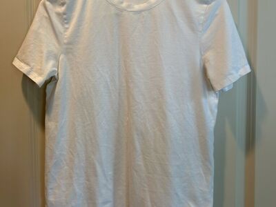 Lululemon Love Crew Neck Curved Hem T Shirt White