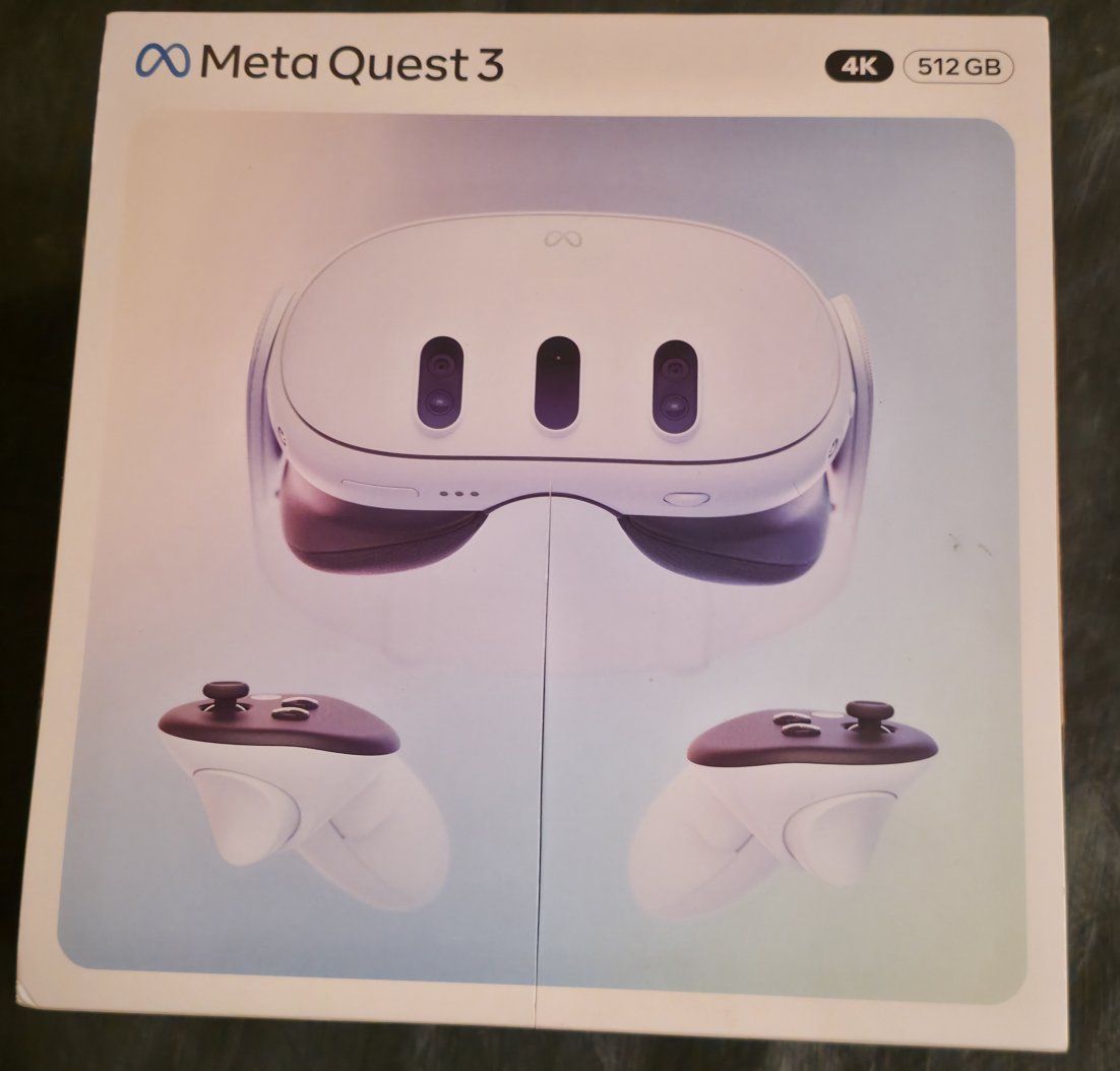 BNiB Meta Quest 3 VR Headset 512GB 4K Resolution - New in Box