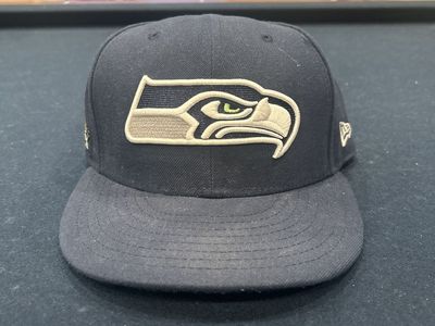 New Era Seattle Seahawks Super Bowl XLIX Fitted Hat - Navy Blue - Size 7 1/4