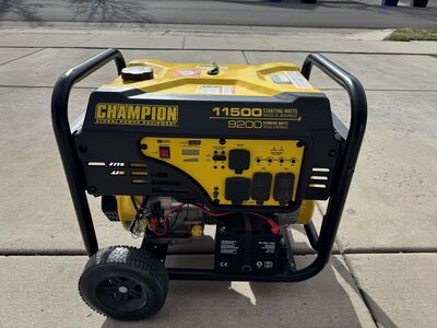 Champion Power Equipment 11,500/9,200-Watt Electric Start Portable Generator w/ Cover