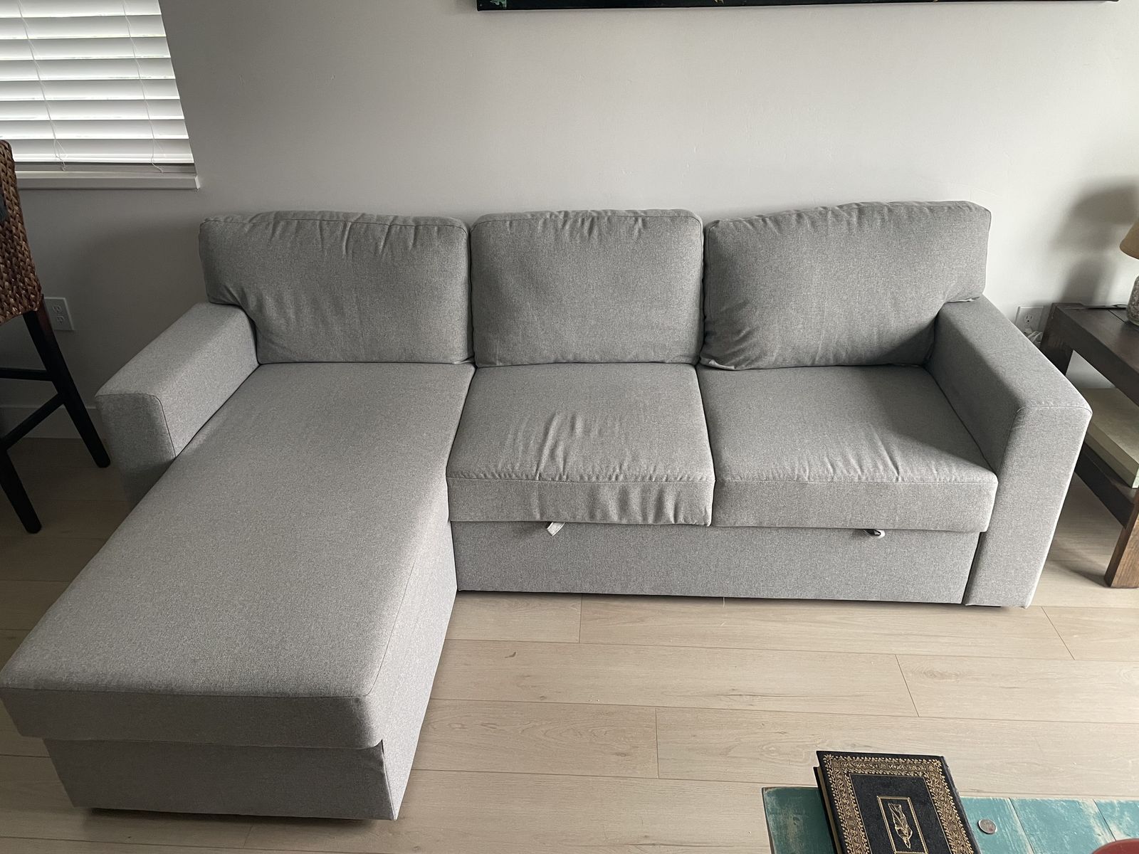 BÅRSLÖV 3-seat sleeper sofa with chaise