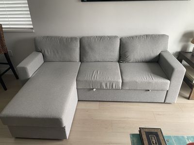 BÅRSLÖV 3-seat sleeper sofa with chaise