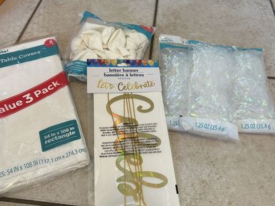 White Party Supplies