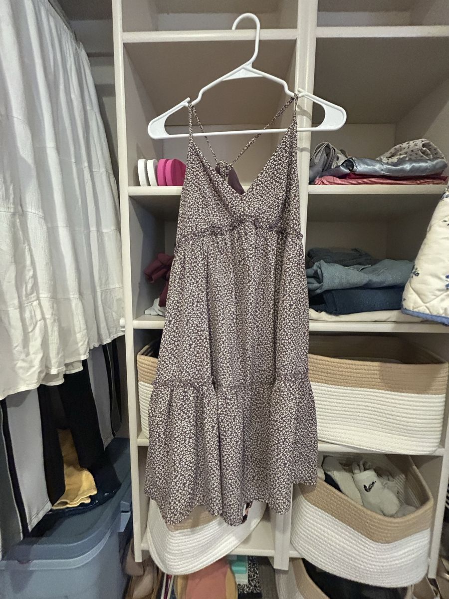 Purple Floral dress! Size small