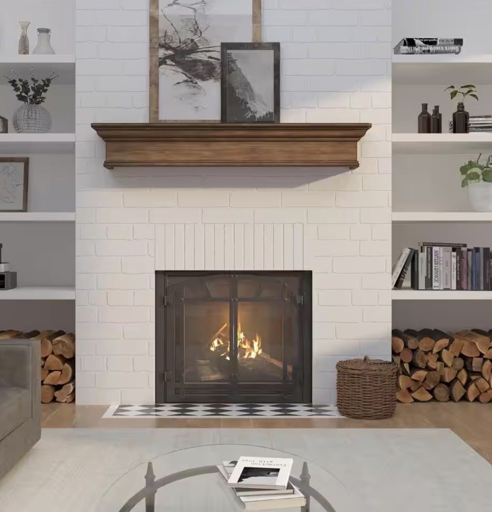Fireplace mantle
