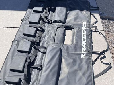 Race Face Tailgate Pad Black Pickup Truck Mountain Bike Cover - Full Size truck tailgated