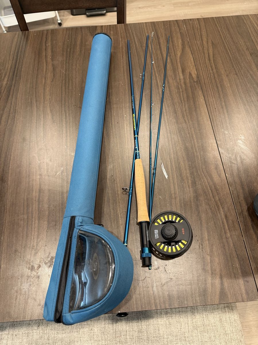 Fly fishing rod with case