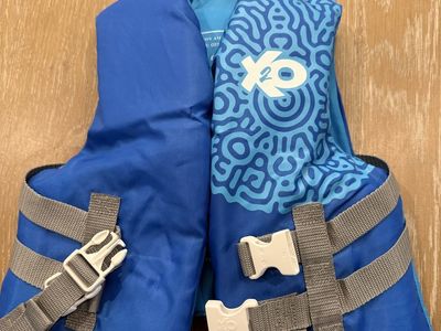 X2O Sports Child Life Jacket USCG Approved PFD Vest 30-50 lbs Blue