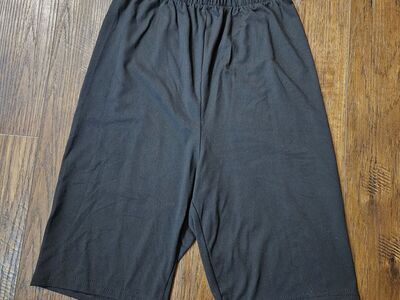 Womens Black Biker Shorts Size S