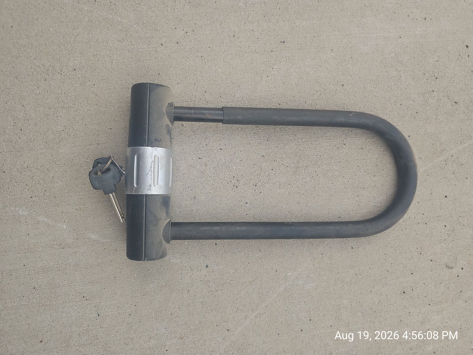 Heavy Duty Bicycle U-Lock with Keys - Used