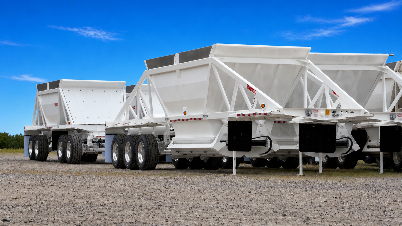 Ranco 7 Axle Bottom Dump Train