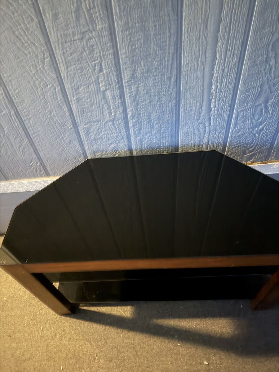 Glass/Wood Entertainment Center