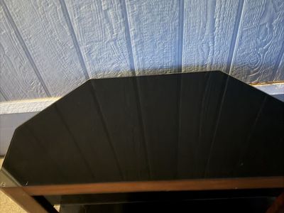 Glass/Wood Entertainment Center