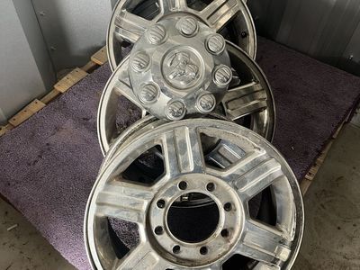Stock aluminum wheels 2012 dodge 3500 8 lug 18 inch