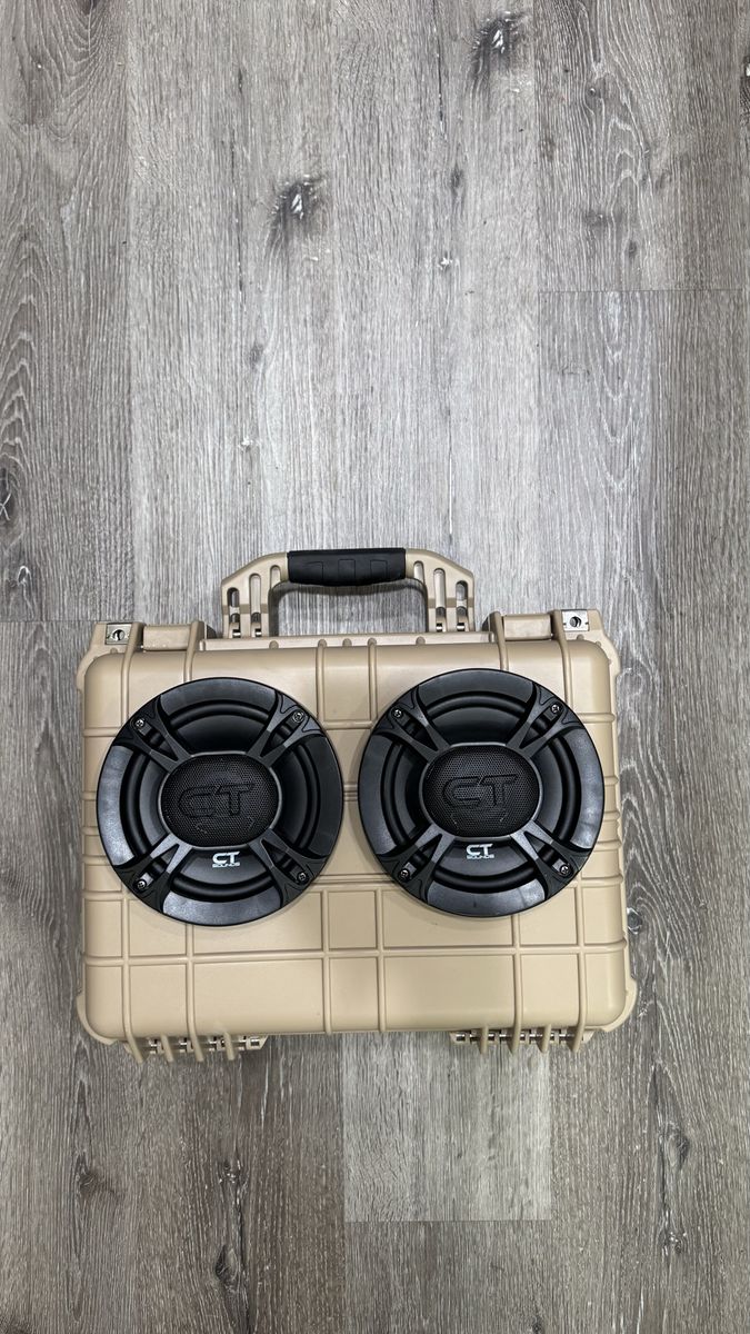 Custom  Hard Case Bluetooth Speaker with CT Sounds and PRV Audio