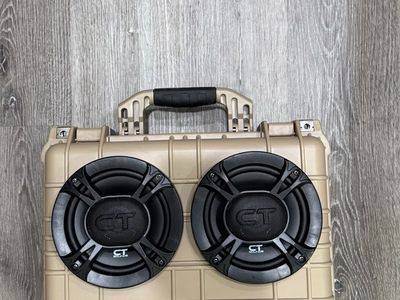 Custom Hard Case Bluetooth Speaker with CT Sounds and PRV Audio