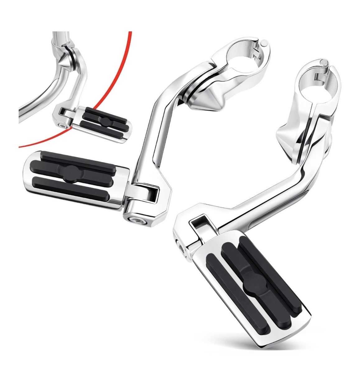 Adjustable Foot Pegs Fits Harley Touring Street Glide Softail. Brand New in original Packaging $75.00