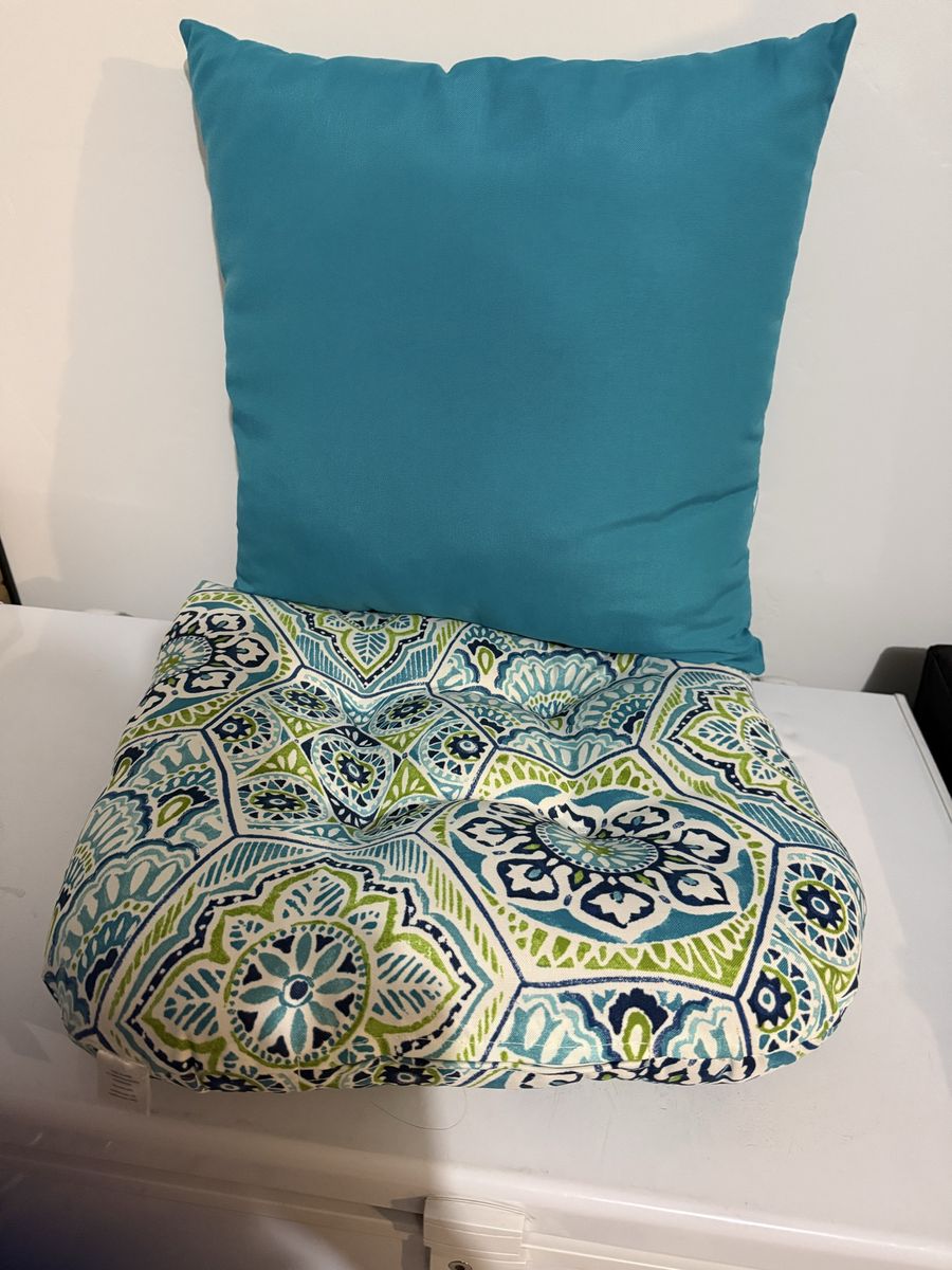 Chair back and seat cushions
