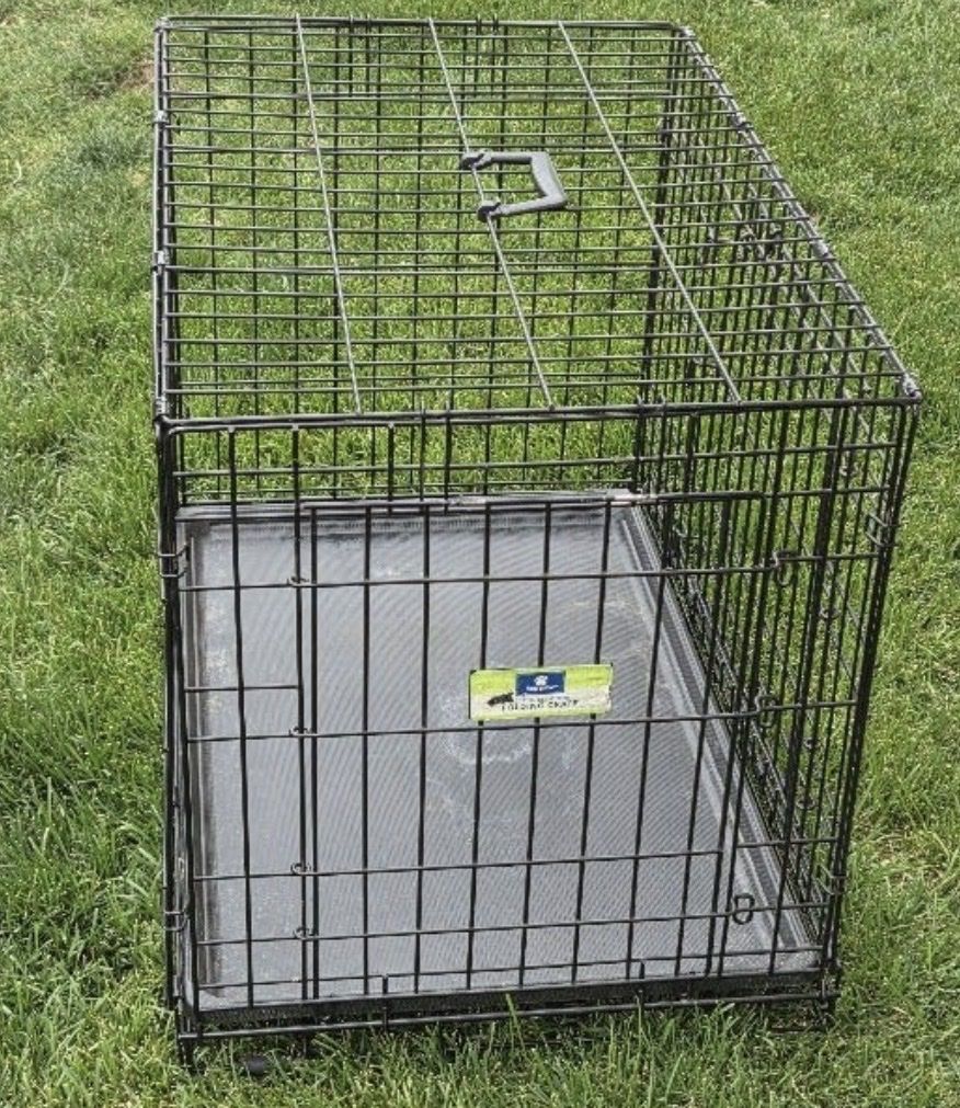 Medium double door dog kennel
