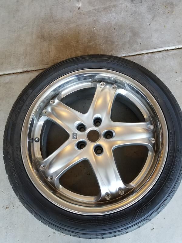 4 Falken 452 255/40zr19 tires on italian fondmetal wheels