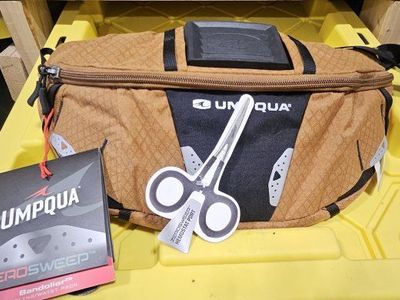 Umpqua Zerosweep Fishing waist fanny pack Bandolier
