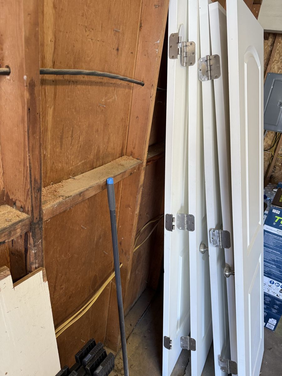 White Closet And house/Bedroom/bathroom Doors