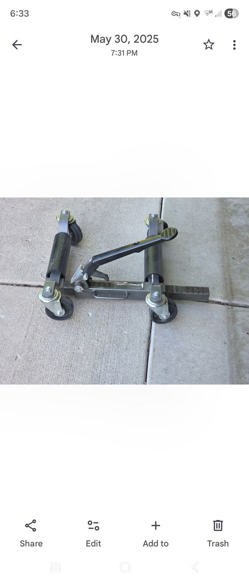 Automotive wheel dollies