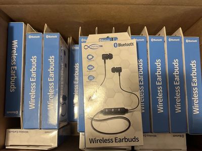 INFINITEK Bluetooth Wireless Earbuds - Comfort Fit, Stereo Sound, Remote & Mic - New Sealed Box