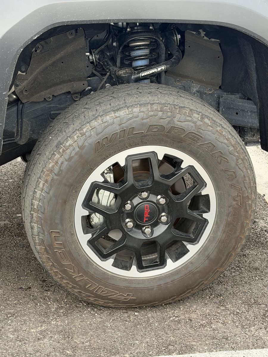 25 TRD Tacoma take-off wheels