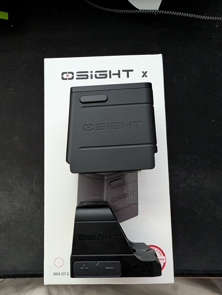 Olight OSIGHT X Red Dot Sight with Charging Cover 3 MOA Dot 32 MOA Circle