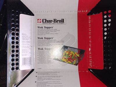 3 Grill toppers and 1 wok topper