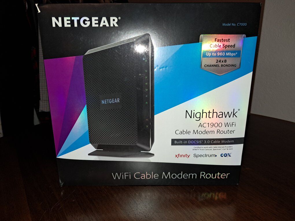 Netgear Nighthawk Ac1900 Wifi Cable Modem Router
