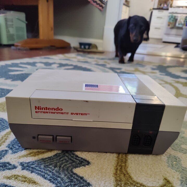 Nintendo (entertainment system) with games