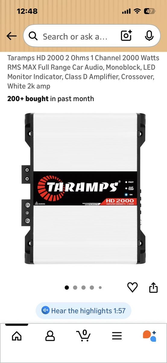 Taramps 2000 2ohm