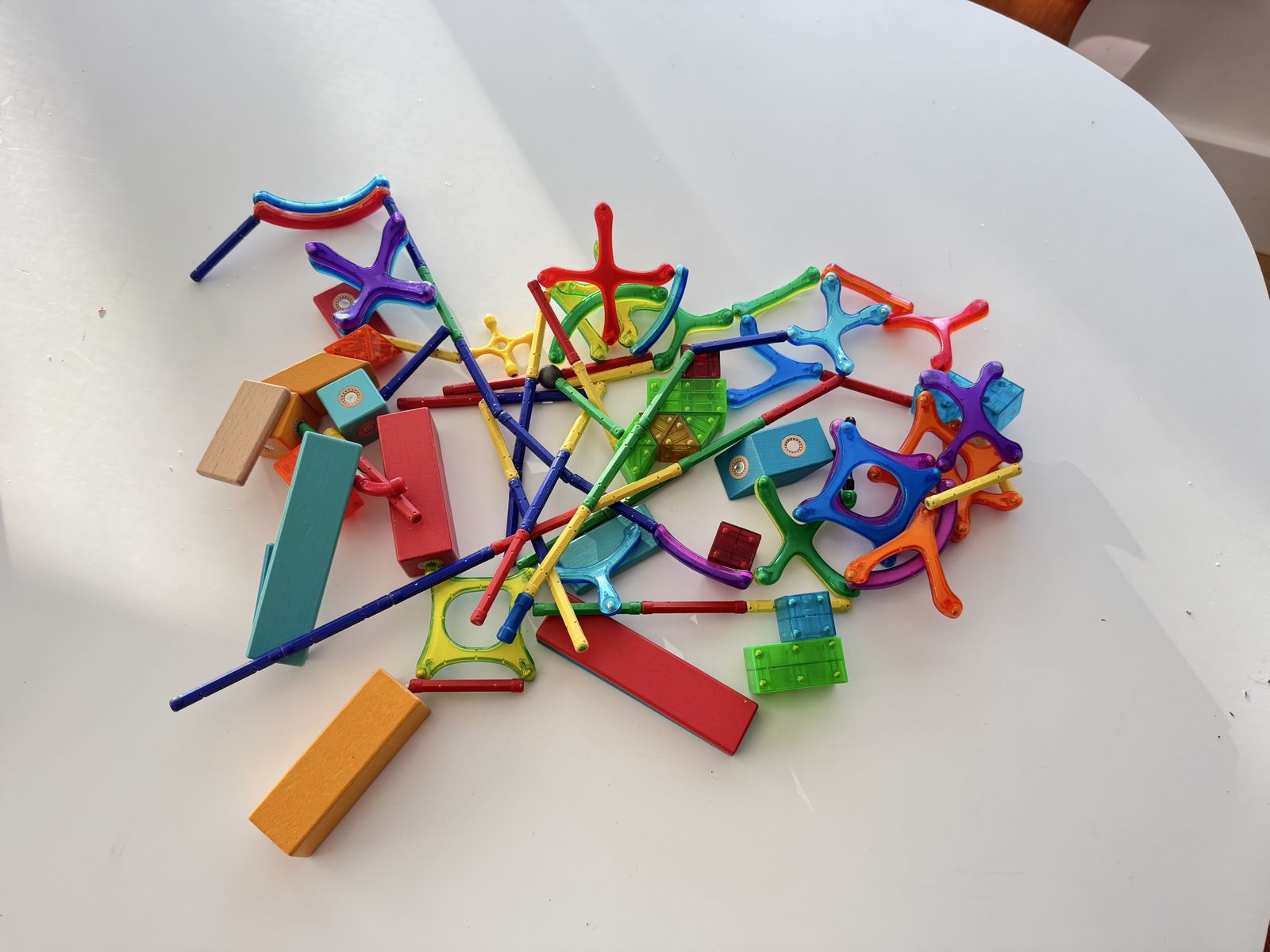 montessori developmental toys magnets wooden, metal and plastic