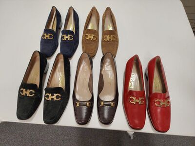 SALVATORE FERRAGAMO LOW HEELED PUMPS